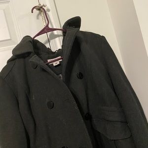 Celebrity pink winter coat